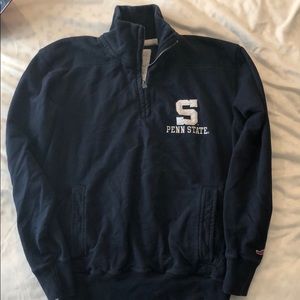 Navy Quarter Zip Penn State Sweatshirt